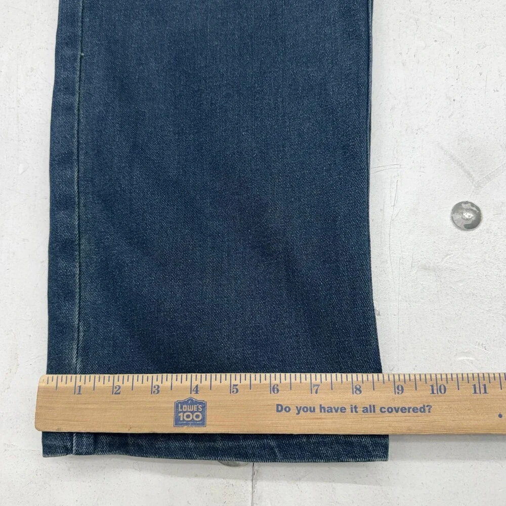 True Religion Jeans Mens 33x31 Blue Relaxed Straight Cargo Stretch Denim